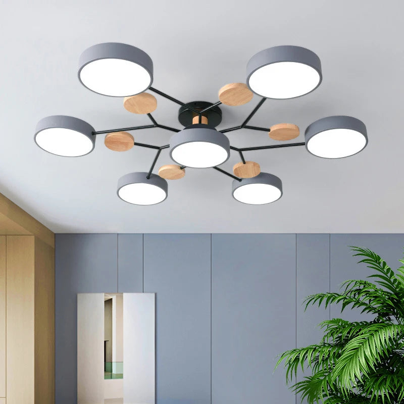 Modern living room bedroom villa LED ceiling lamps restaurant lighting hotel apartment ceiling chandelier lights factory sales