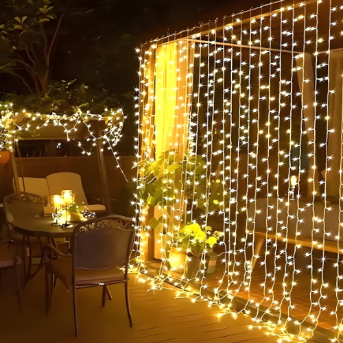 8-Mode Holiday Curtain Lights"